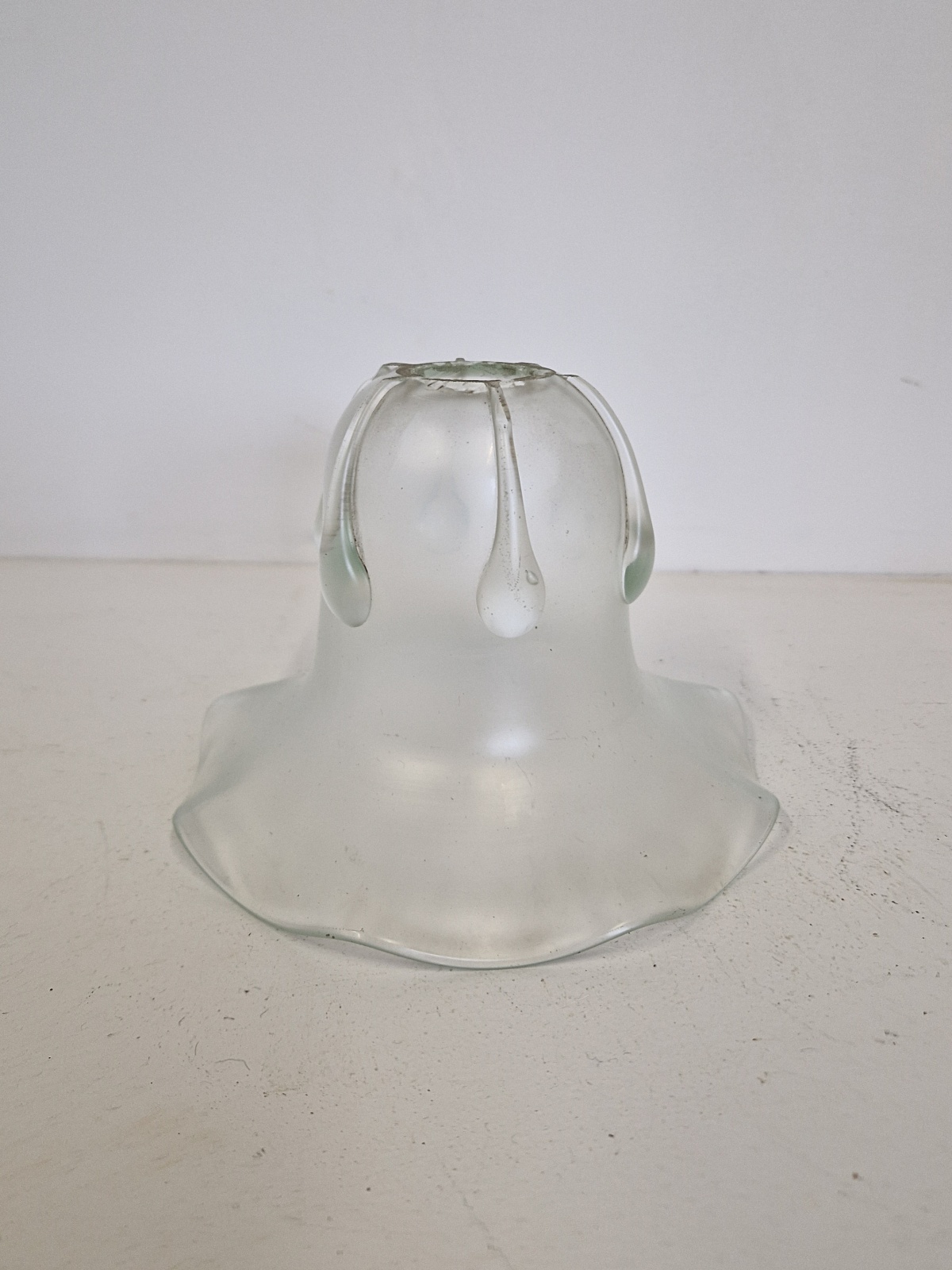 Stuart & Sons | Satin-glass "Teardrop" Lampshade | England c.1900