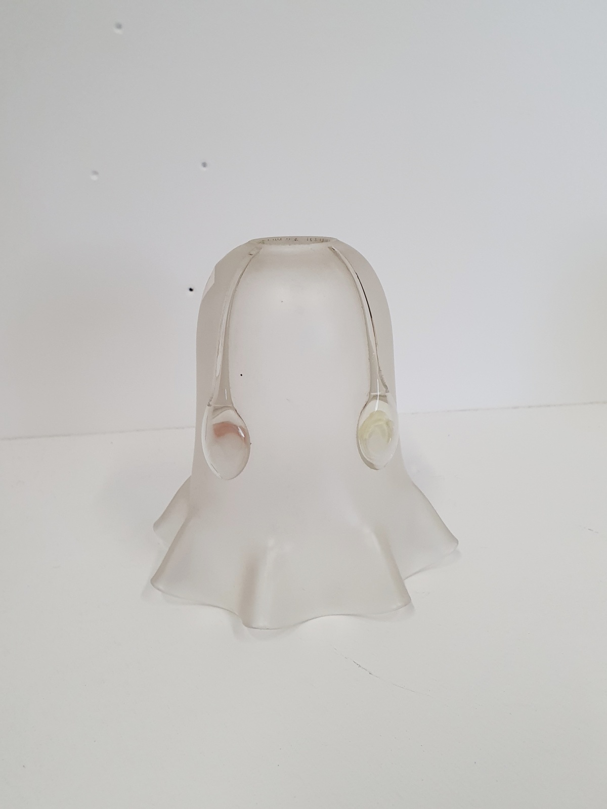 Stuart & Sons | Satin-glass "Teardrop" Lampshade | English c.1900