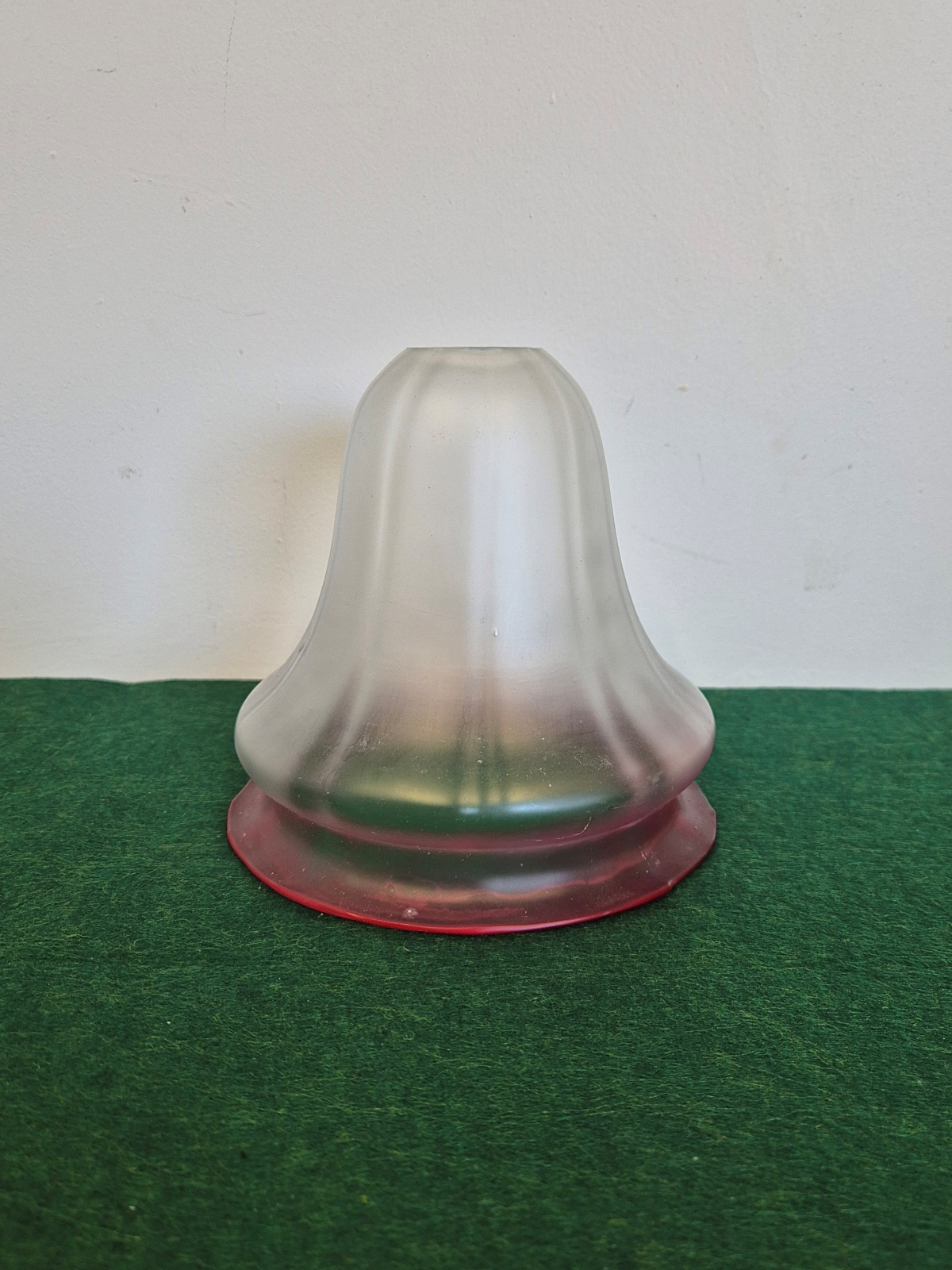 Unsigned | Satin & Cranberry Lampshade | England c.1910