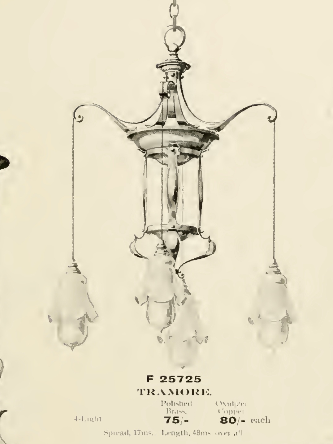 The General Electric Company (G.E.C)| Arts & Crafts Ceiling Light | England c.1900 | SOLD - Image 10