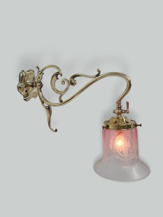 Unsigned | Art Nouveau Gas Wall Light | England c.1900