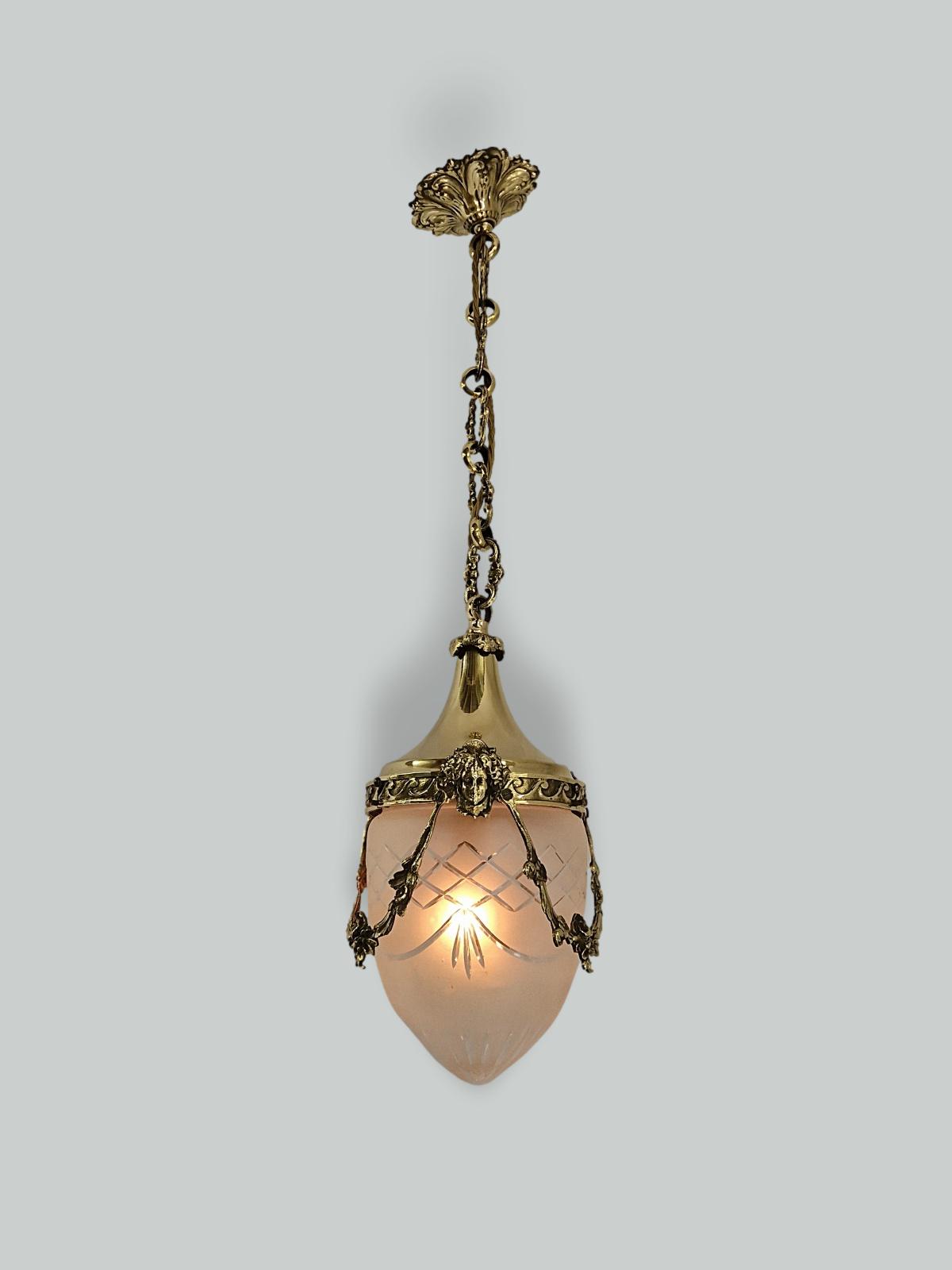 Style of Fonderies de Bronze, Nanterre & Lyon | Femme Fleur Versailles Lantern | England or France c.1910