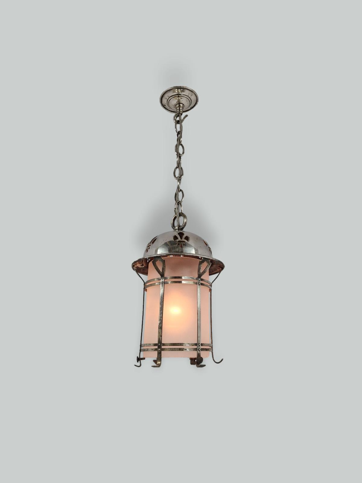 Unsigned | 2 Silver-plated Arts & Crafts Lantern | England c.1900