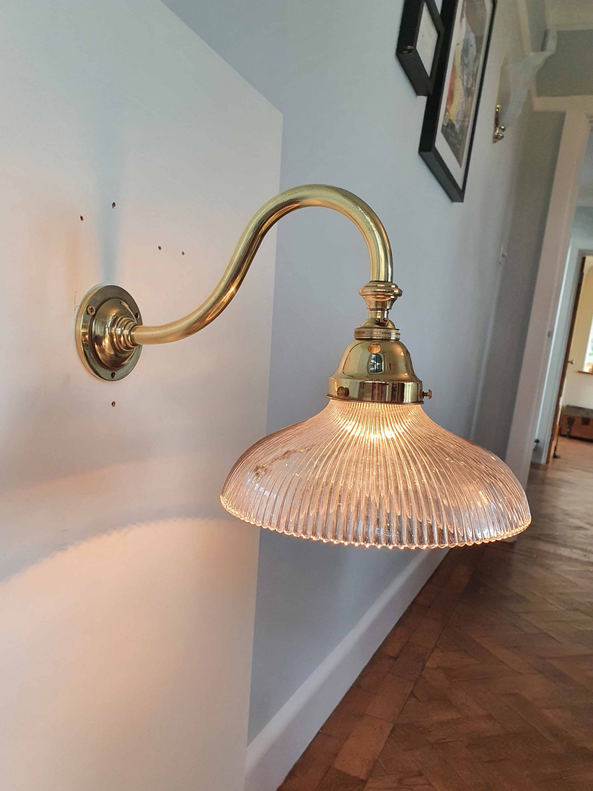 Unsigned | Edwardian Brass Picture Light | England Early c.20th | SOLD - Image 3