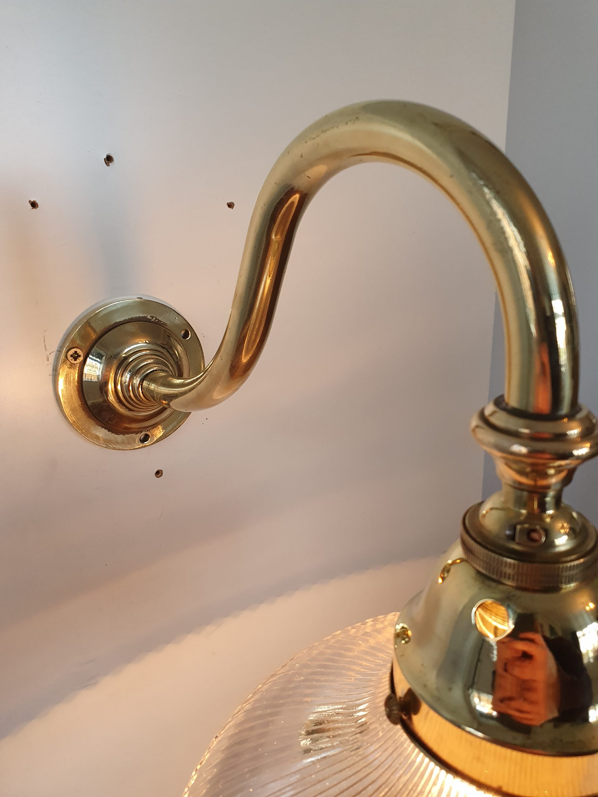 Unsigned | Edwardian Brass Picture Light | England Early c.20th | SOLD - Image 8