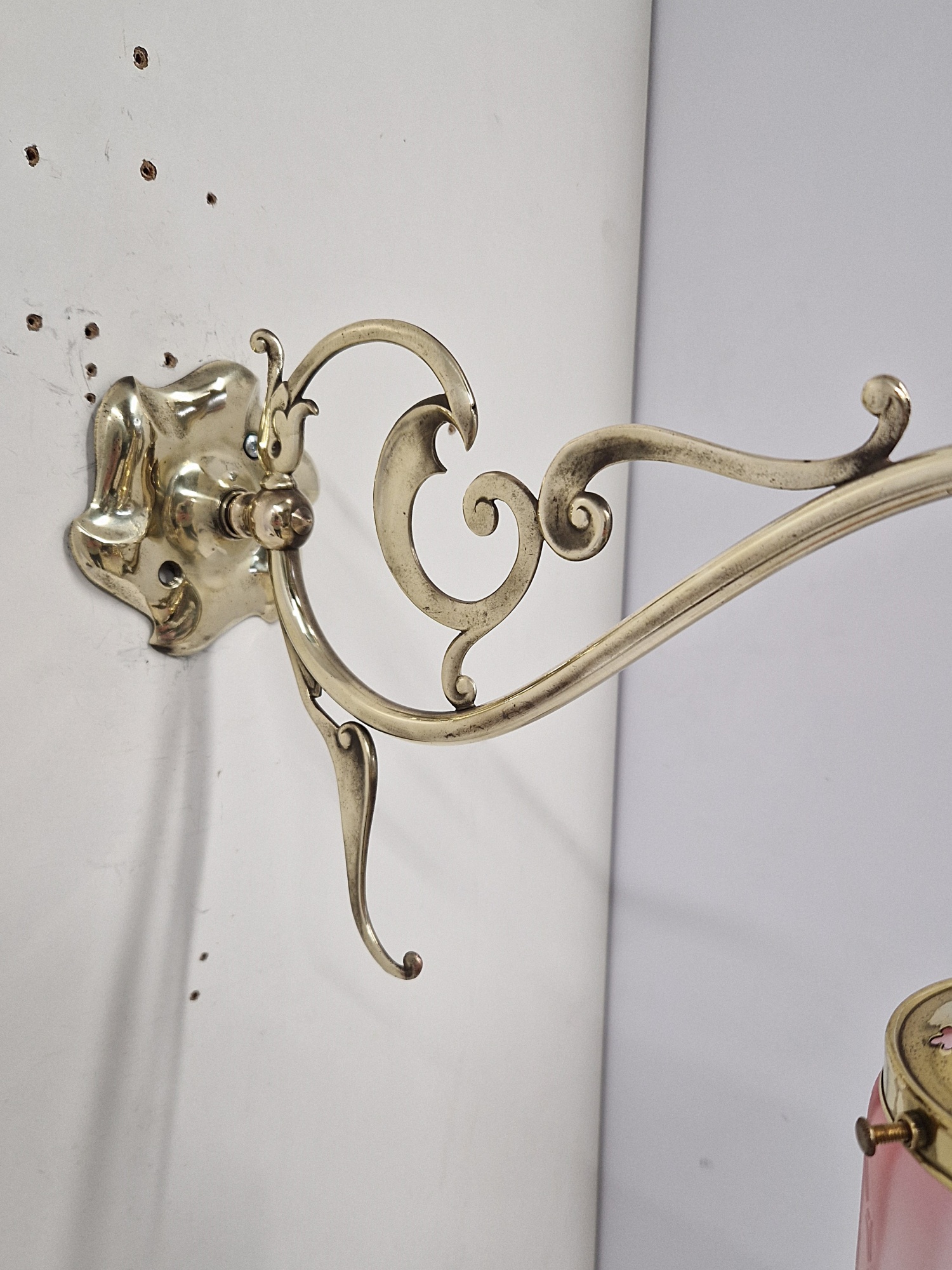 Unsigned | Art Nouveau Gas Wall Light | England c.1900 - Image 8