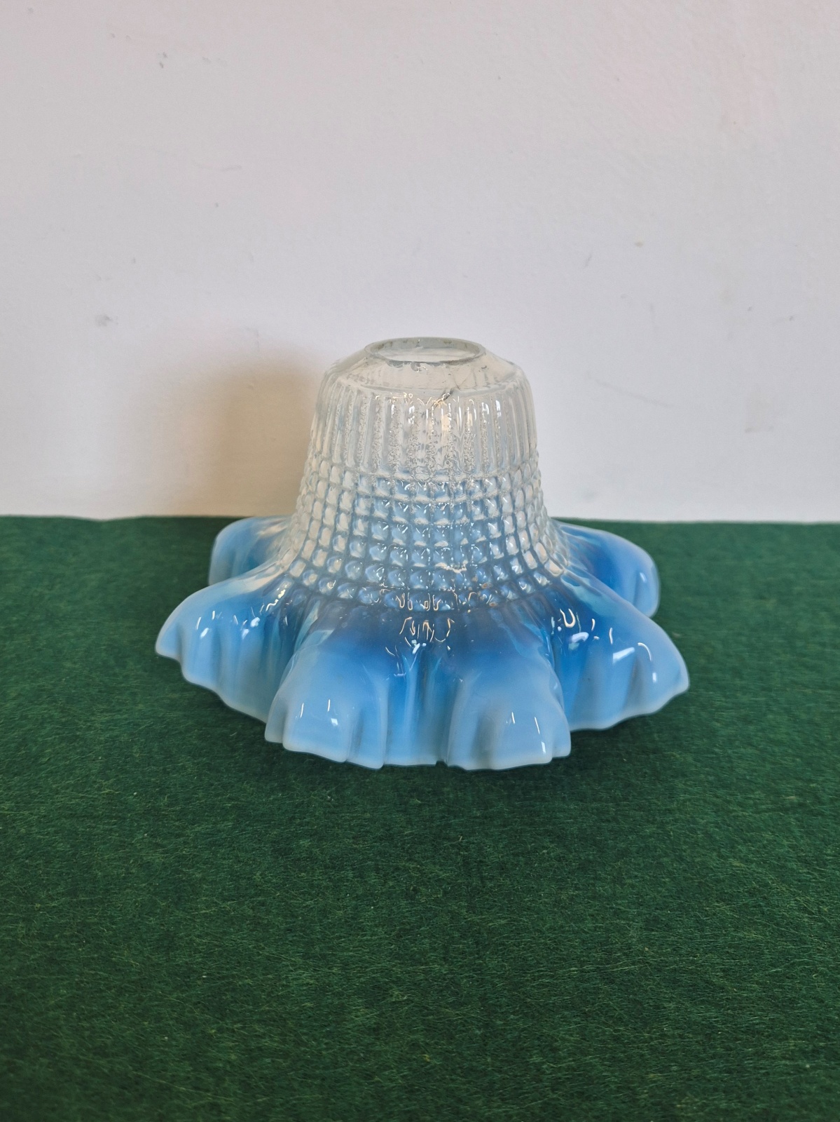 Unsigned | Blue-opalescent Lampshades | England c.1910
