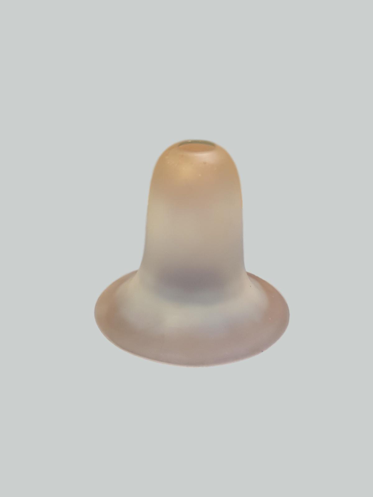 Unsigned | Large Straw-vaseline "Bell" Lampshade | England c.1900