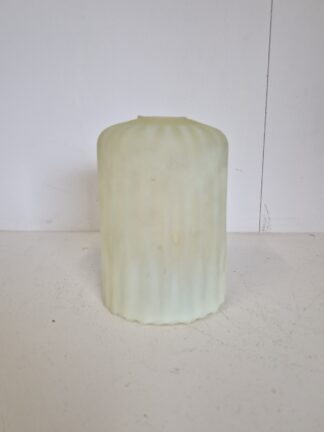 Unsigned | Straw-vaseline "Bell" Lampshade | English c.1900