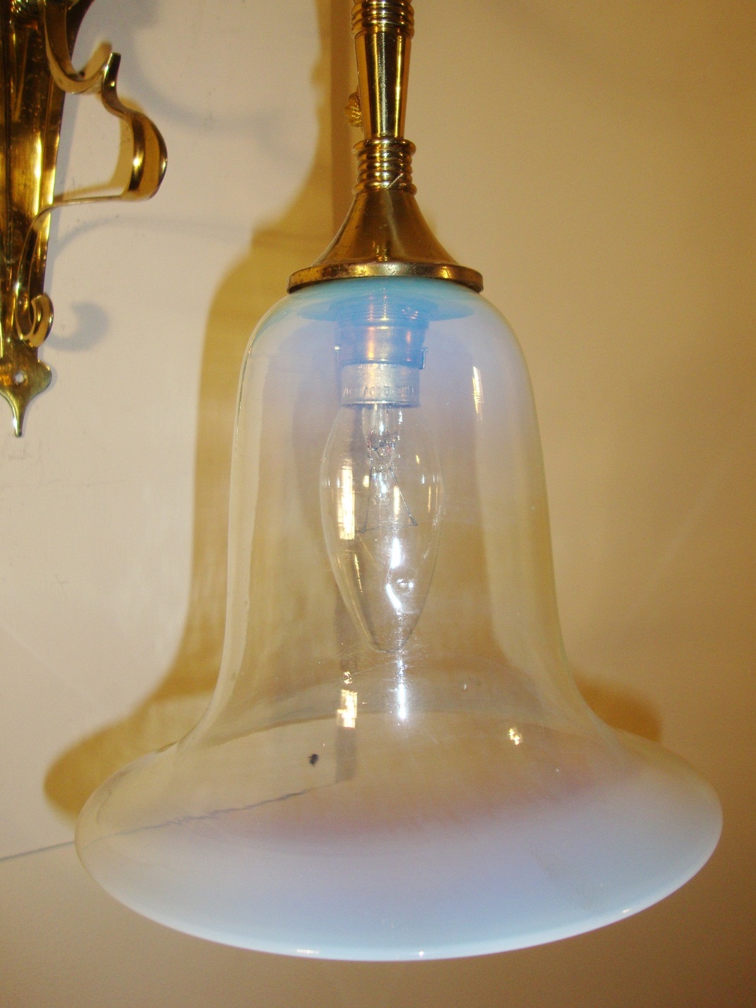 The General Electric Company (G.E.C) | 2 Art Nouveau Brass Wall Lights | England Early c.20th | SOLD - Image 4