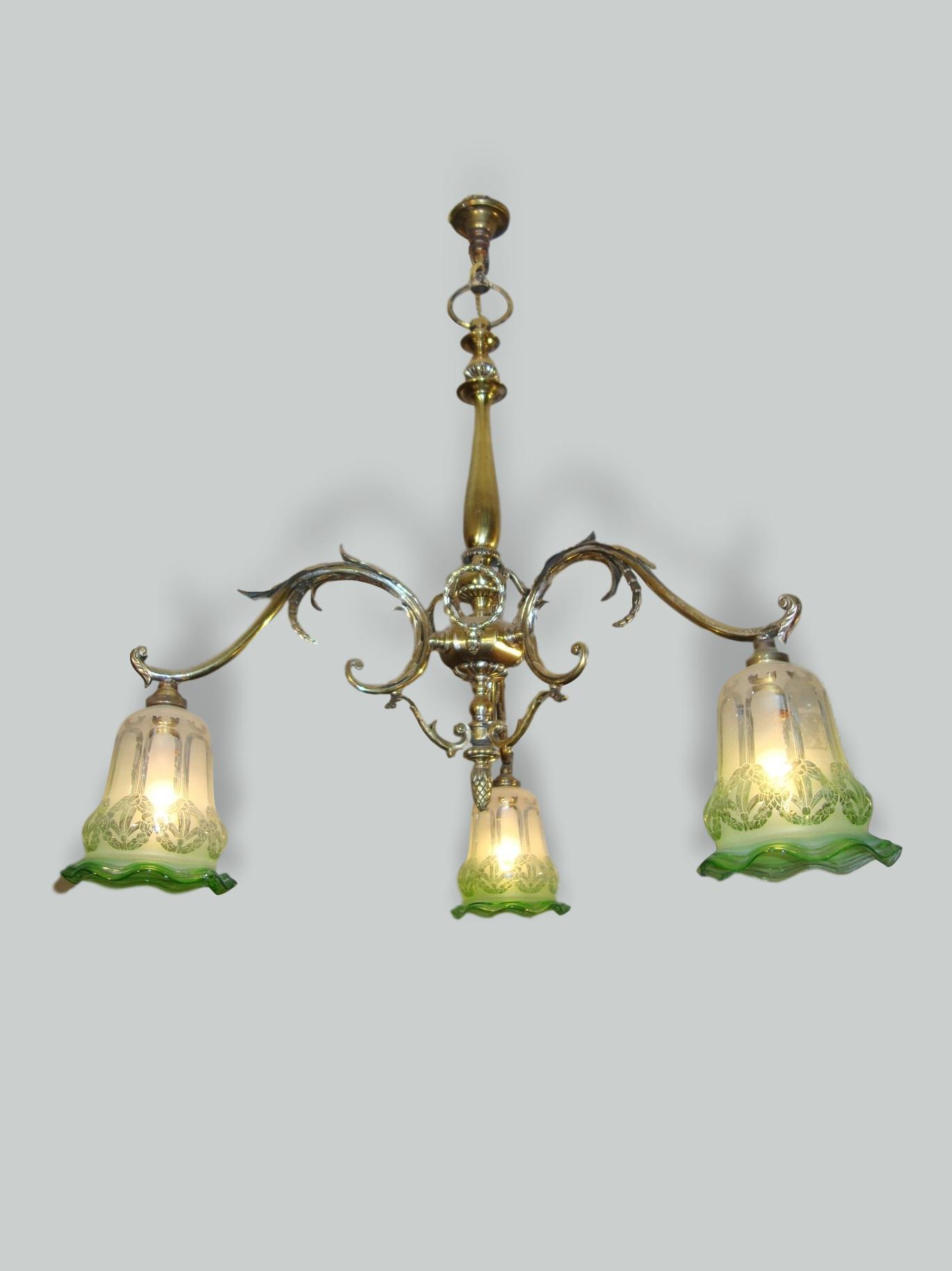Faraday & Son, London | Decorative Edwardian Ceiling Light | England c.1905 | SOLD