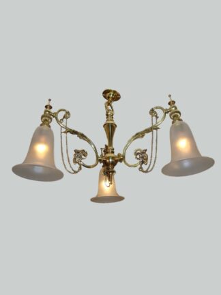 J & W.B.Smith Ltd, London & Glasgow | Neo-Classical Brass Ceiling Light | England c.1925 | SOLD