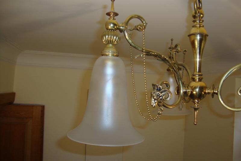 J & W.B.Smith Ltd, London & Glasgow | Neo-Classical Brass Ceiling Light | England c.1925 | SOLD - Image 4