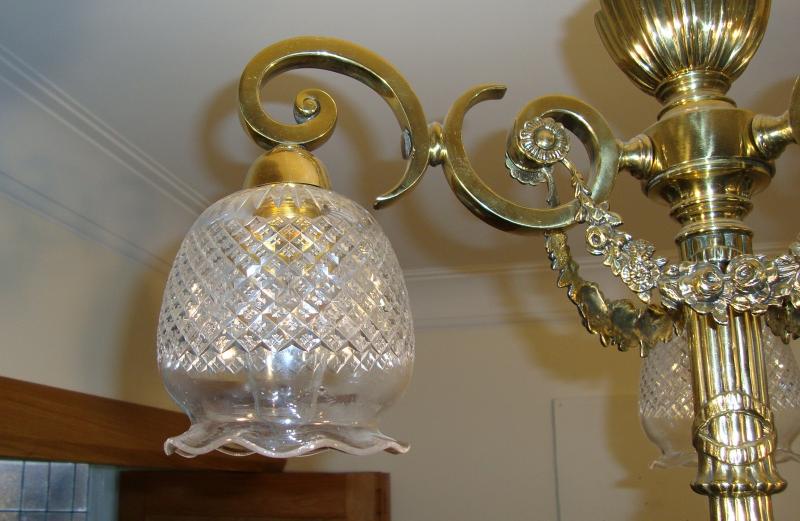 J & W.B.Smith Ltd, London & Glasgow | Neo-Classical Cast Brass Ceiling Light | England c.1925 | SOLD - Image 5