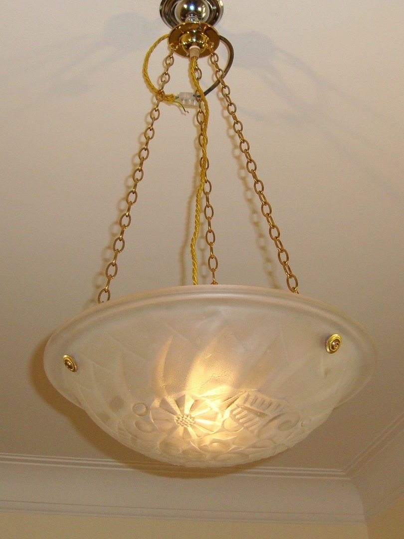 Attributed Degué | Art Deco Plafonnier | France c.1930 | SOLD - Image 2