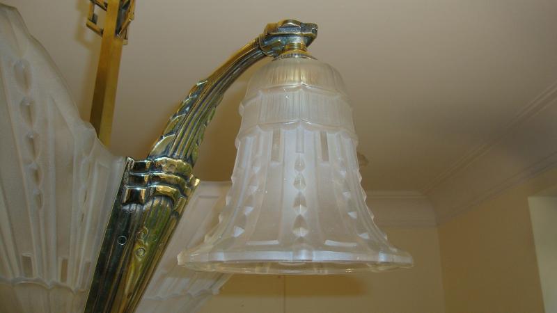 Etablissement Jean Gauthier (E.J.G) | Stylish Art Deco Ceiling Light | France c.1925 - Image 5