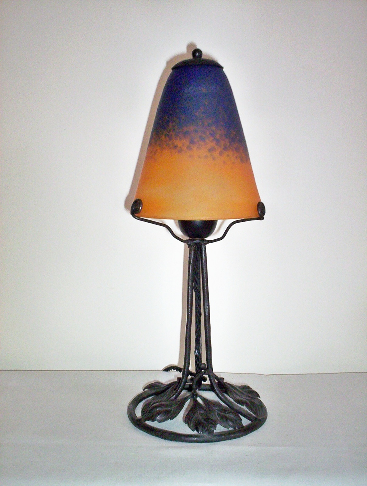 Verreries Charles Schneider | Pate-de-verre Table Lamp France c.1925 | SOLD - Image 3