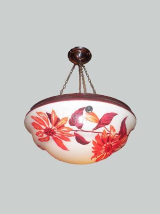 Unsigned | Opaline Glass Plafonnier | England c.1930 | SOLD