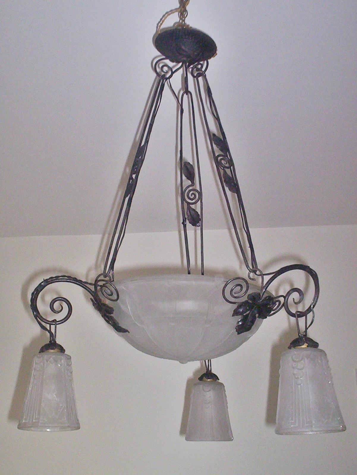 Muller Frères, Luneville | Art Deco Ceiling Light | France c.1930 | SOLD - Image 2