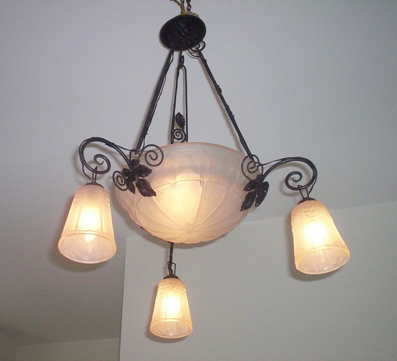 Muller Frères, Luneville | Art Deco Ceiling Light | France c.1930 | SOLD - Image 3