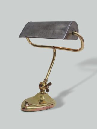 Unsigned | Brass "Banker's" Desk Lamp | England c.1930