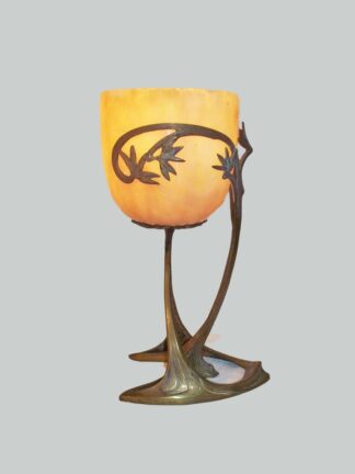 Style of Gustav Gurschner | Art Nouveau Alabaster Table Lamp | Austrian c.1900 | SOLD